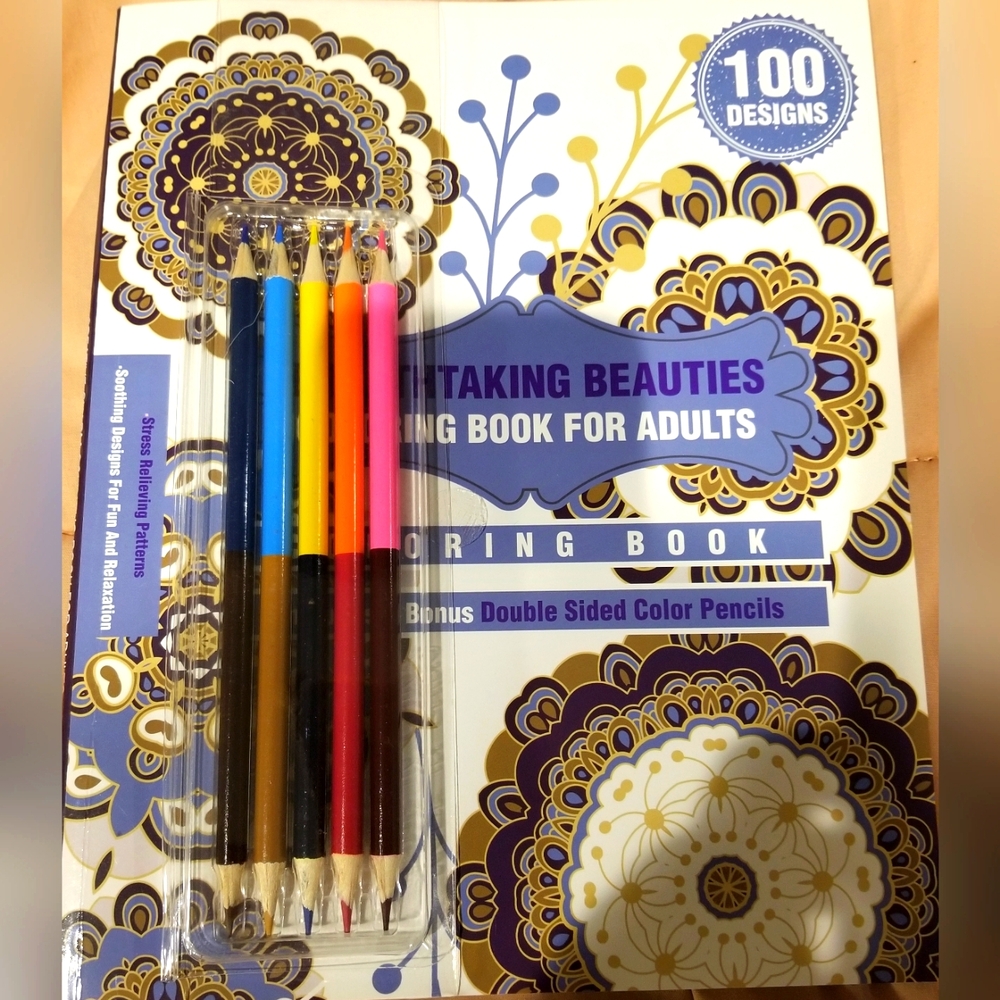Breathtaking Beauties Adult Coloring Book - New